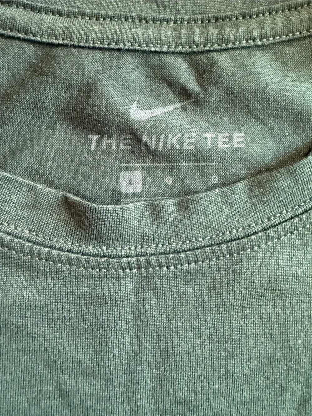 Nike Dark Green Tee with White Logo
